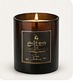 Black scented candle