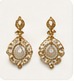 Gold drop earrings
